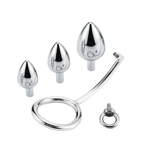 DiscreetChoice Anal Ring Steel Hook Set Stainless Cock with 4663 0410